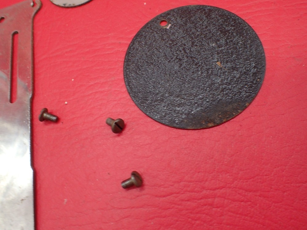 Vintage Franklin LONG SHUTTLE Sewing Machine Bobbin Needle Front & Side Plates