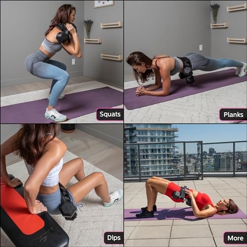 Exercise Hip Thrust Belt - Glute Trainer for Home Workouts with Extra Padding
