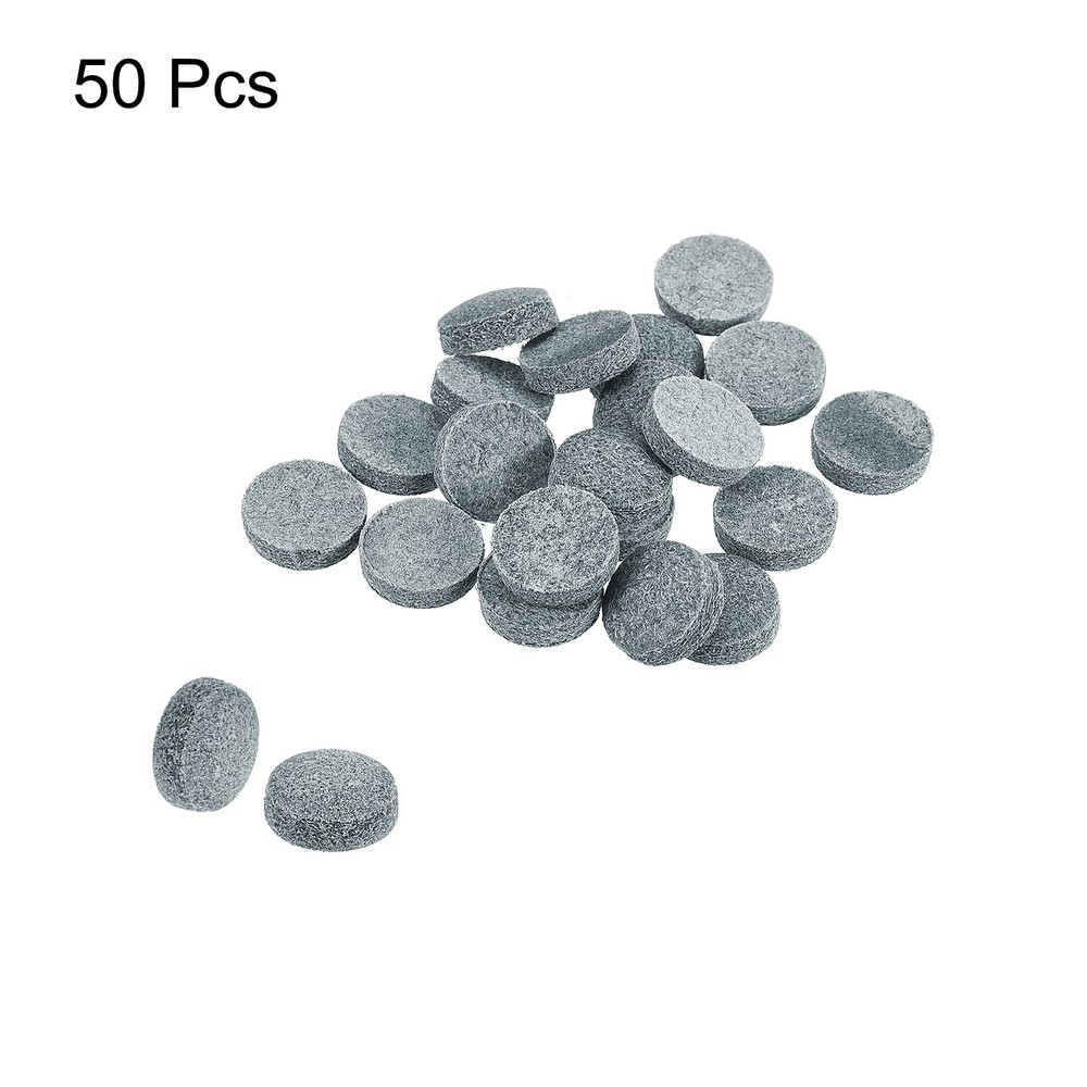 13mm Billiard Slide Stick Tips, 50pcs Replacement Tips, Grey