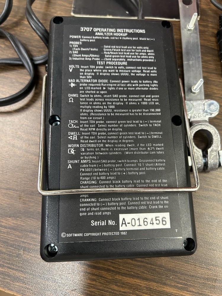 Mac Tools Digital Engine Analyzer ET3707 For Parts Or Repair