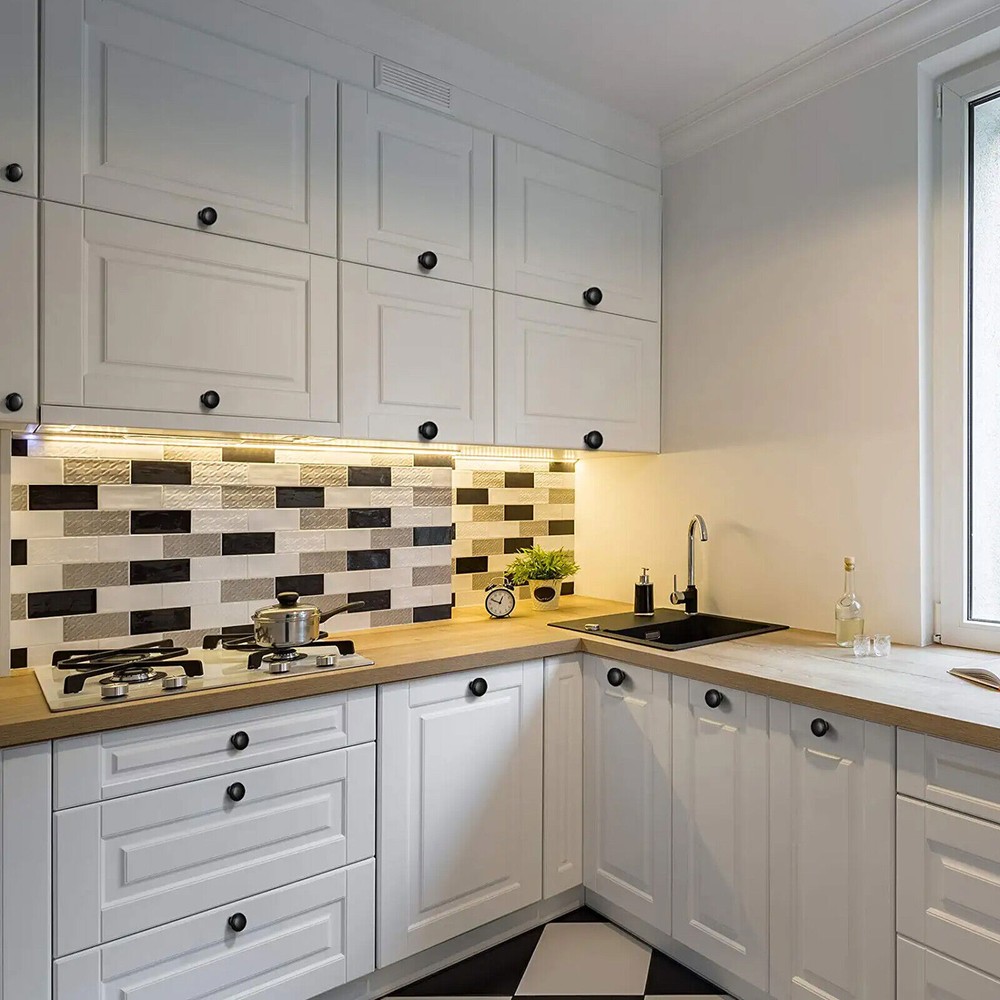 1~200PCS Kitchen Cabinet Door Drawer Hardware Knob Handle Pull Bathroom Knobs US