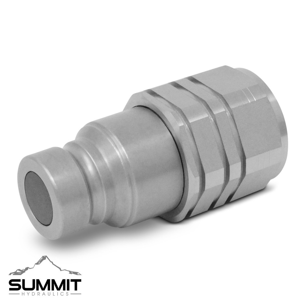 5/8" SAE -10 Skid Steer Flat Face Hydraulic Quick Connect Coupler Coupling 2 Set