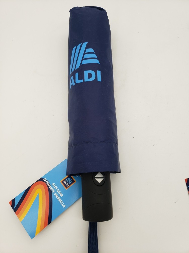 Aldi Gear Automatic Umbrella 2023, Multicolor Stripe, NWT, Merch Drip