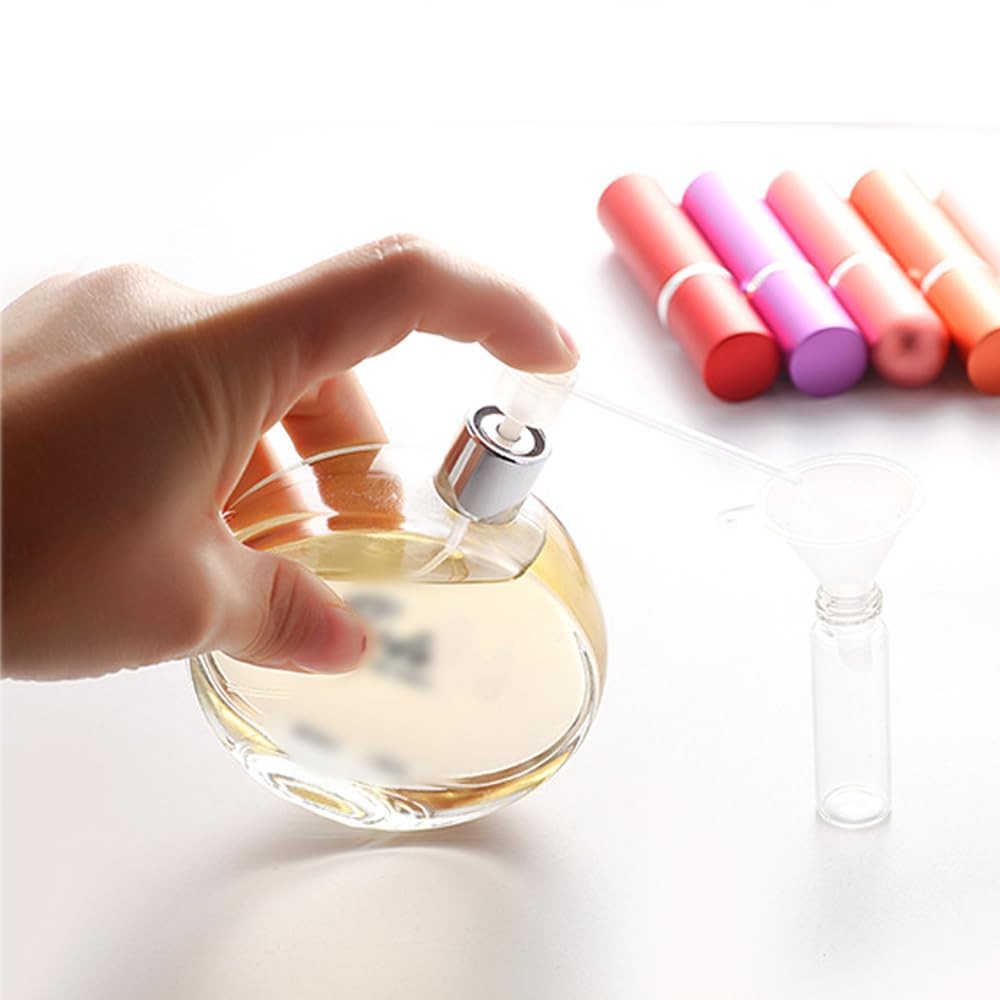 Arvintas 30 PCS Mini Perfume Refillable Bottle Pump Transfer Tool Transparent