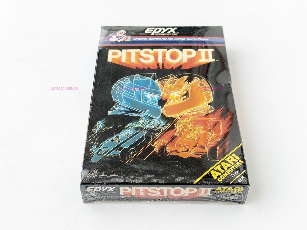 Pitstop II - Epyx - 1984 / Atari 8-Bit - Sealed