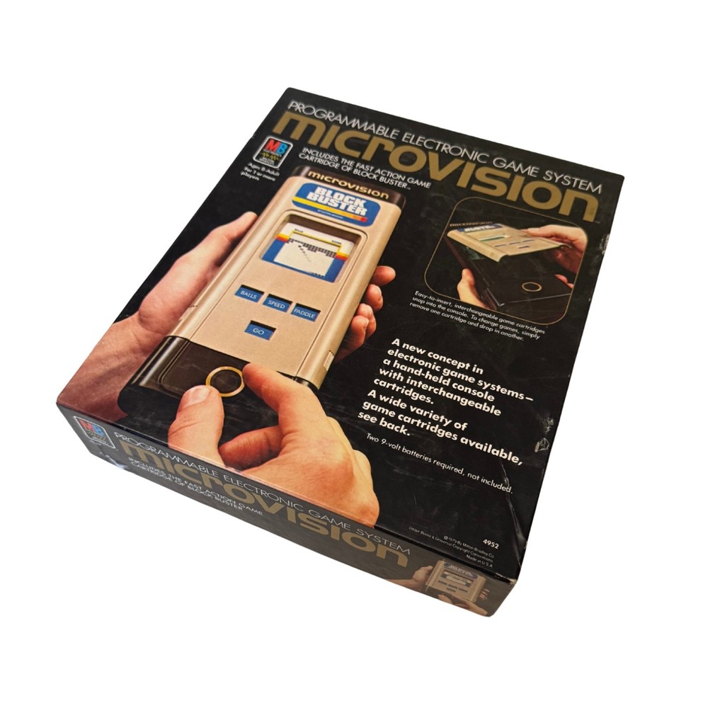 Vintage Microvision Console Bundle 5 Games Box Manual Tested Works Read