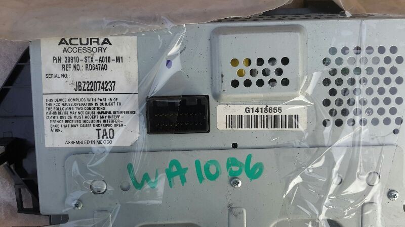 Info-GPS-TV Screen Display Screen Dash Navigation Upper Fits 07-09 MDX 8376443