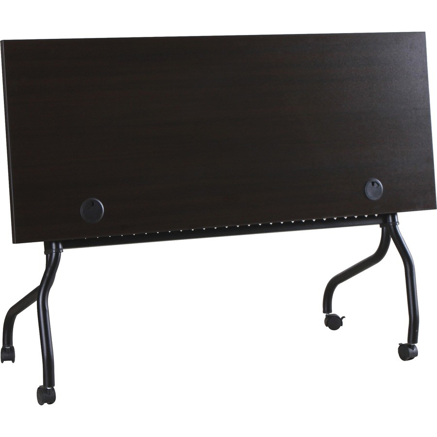 Lorell LLR60733 Espresso/Silver Training Table 60"x23.5"
