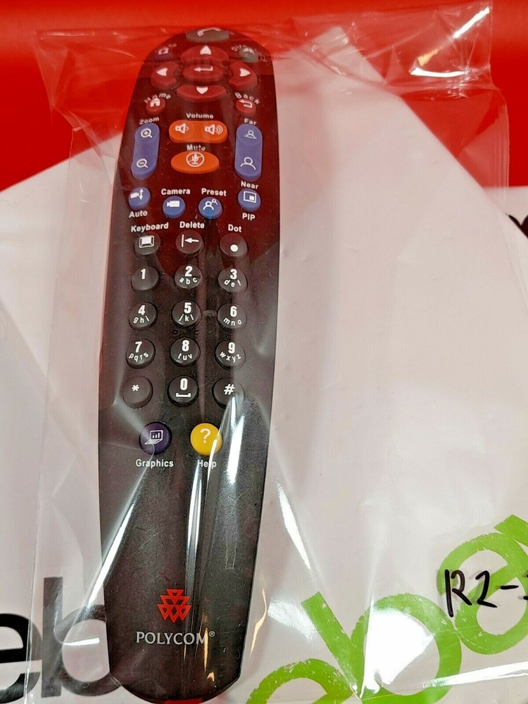 Polycom T00127 Remote Control Genuine Oem Replacement Fully Tested