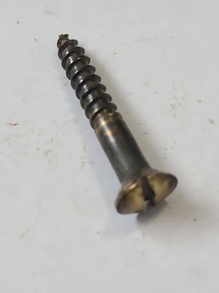 (1) Thompson/Center Hawken Complete Brass Buttplate Screw