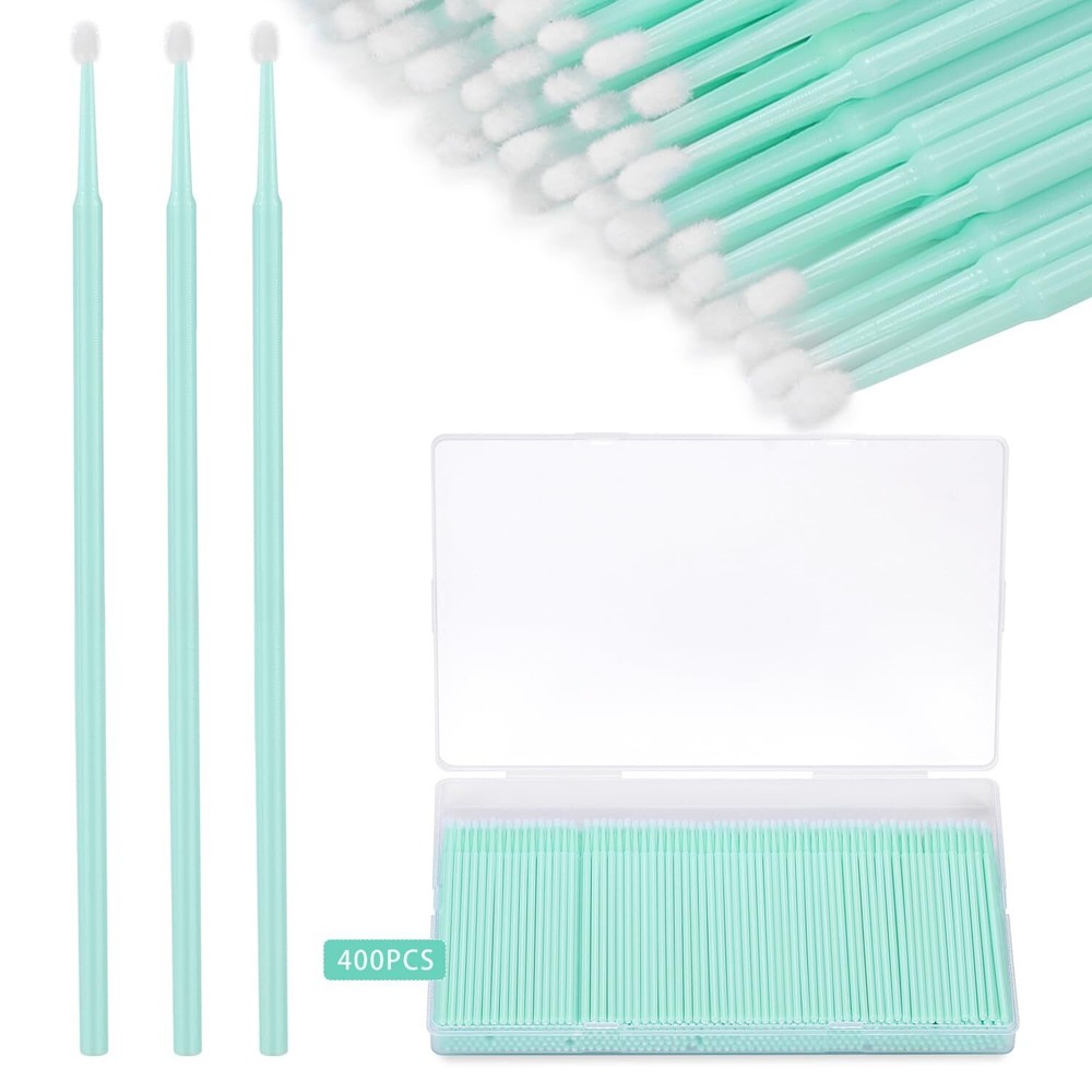 400Pcs Micro Brush, Micro Swabs For Eyelash Extension, Desechable Micro -