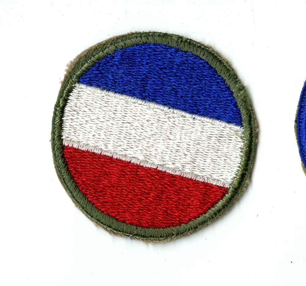 Army Ground Forces White Back Patch WWII Original