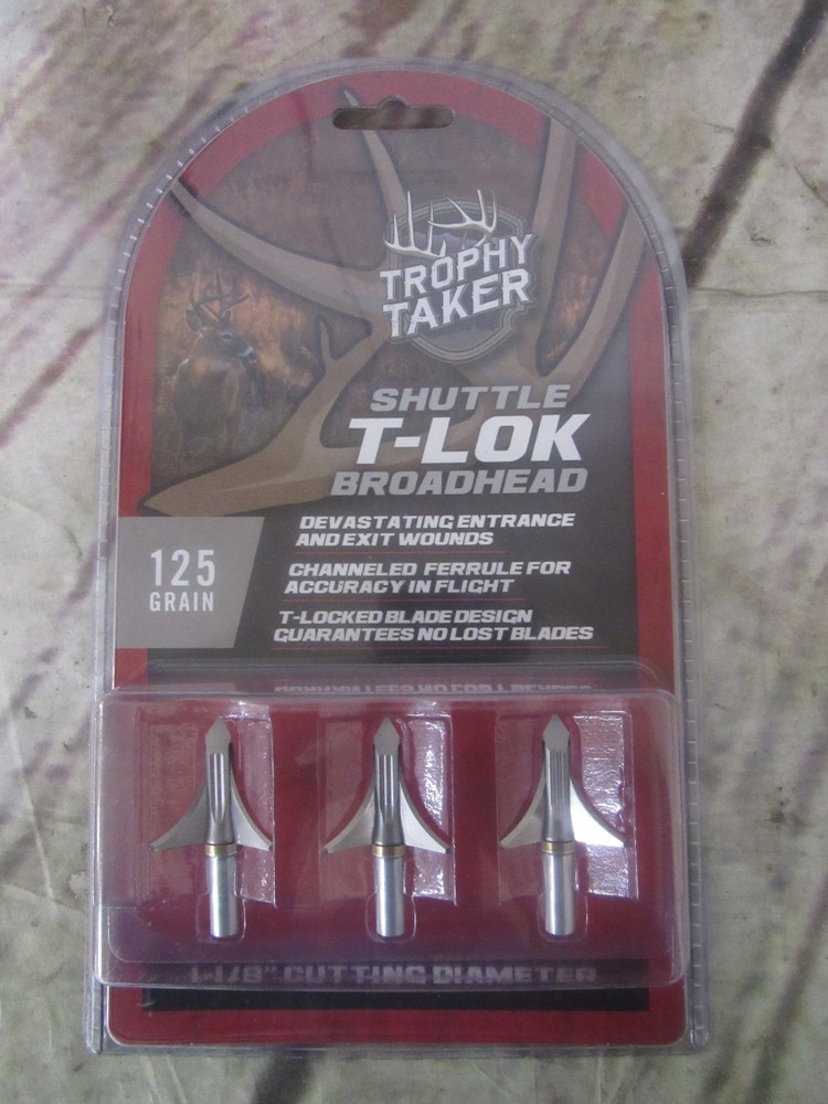 Trophy Taker Shuttle T-LOK Broadhead 125 Grain