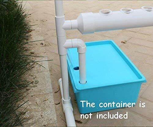 TECHTONGDA Vertical Hydroponic 36 Plant Site Grow System Kit 4 Pipes