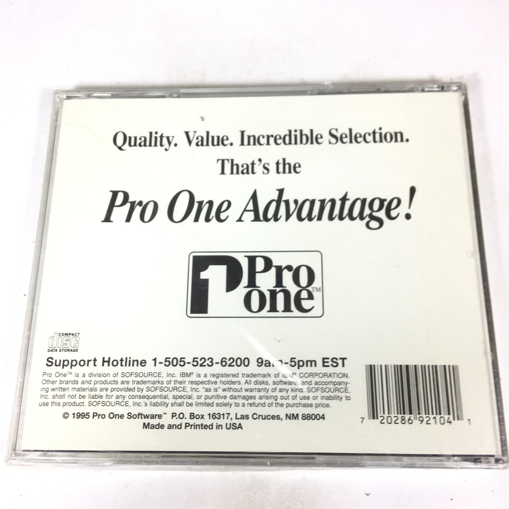 PRO ONE MULTIMEDIA GEOMETRY - CD-ROM - NEW - CASE CRACKED