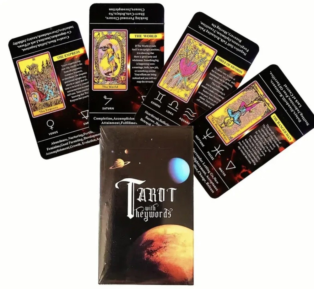 Tarot 78 Cards Deck Beginner Meaning Teaching Learning Fortune Future Telling