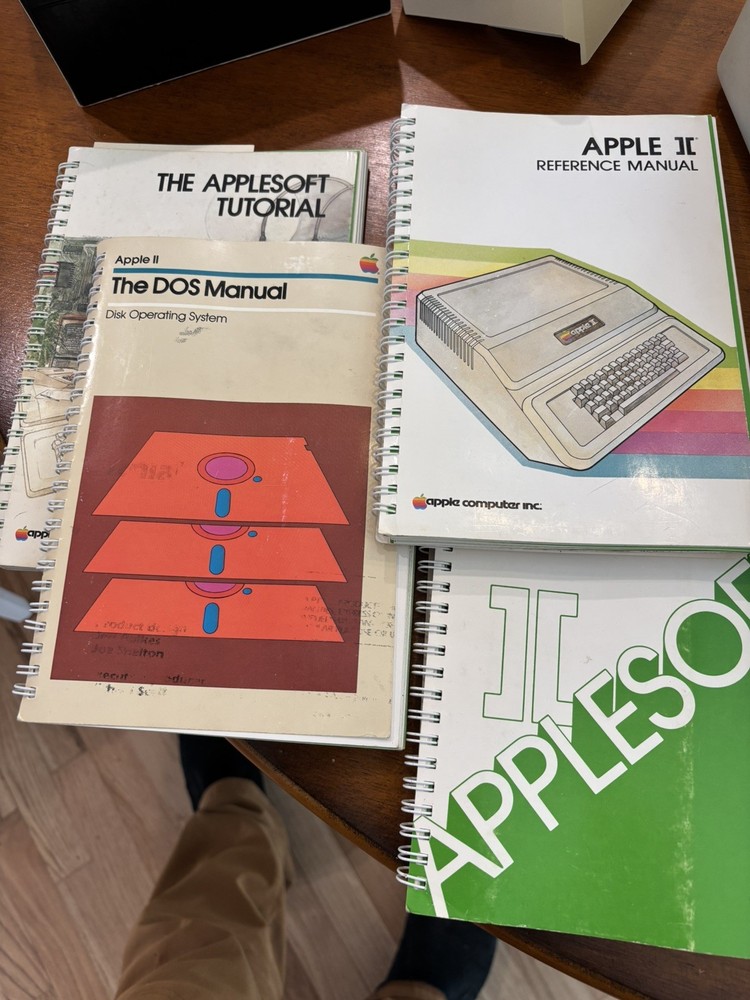 Apple II Plus W/ 2 Disk Drives Manuals Joysticks Original Packaging Powers On