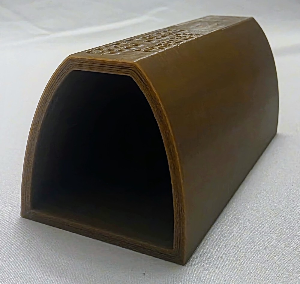 3D Printed D-Shaped Pleco Breeding Cave w/ Removable Back | Stackable Breeding