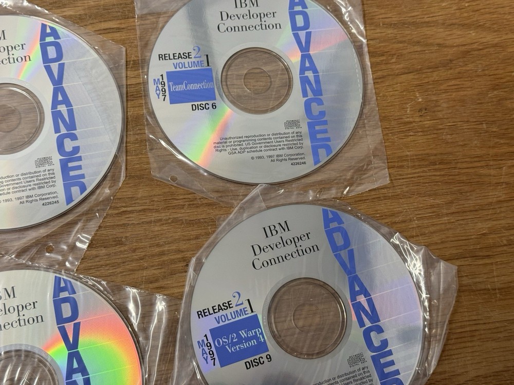 IBM Developer Connection NEW CD ADVANCED Release 2 1997 Toolkits Software