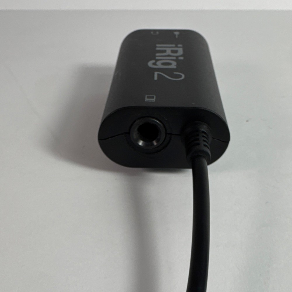 IK Multimedia iRig 2 Portable Guitar Audio Interface iOS Android Amp Adapter