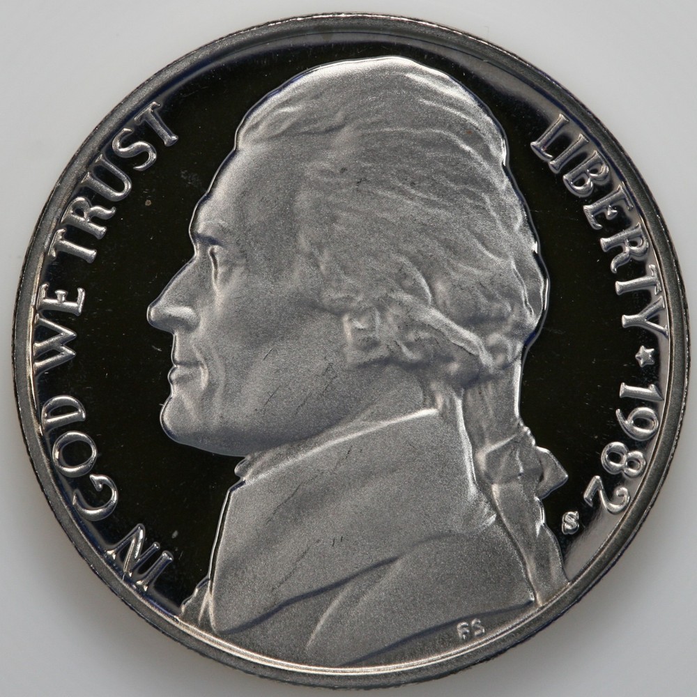 1982 S Gem DCam Proof Jefferson Nickel