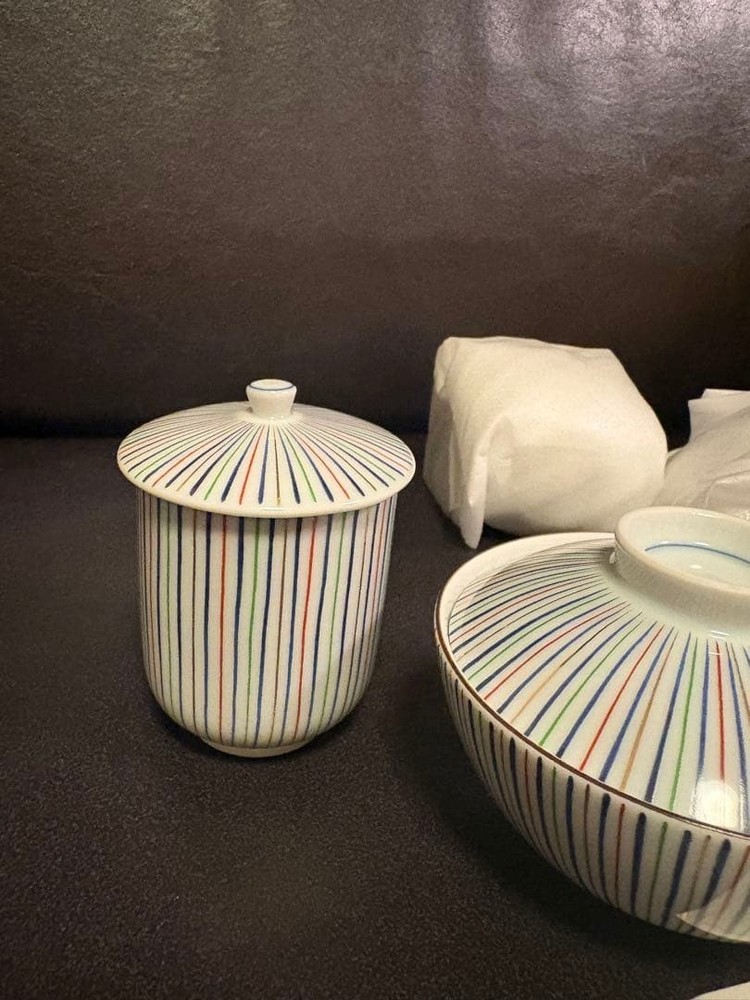 Tachikichi Cup / Rice Bowl Pair Set