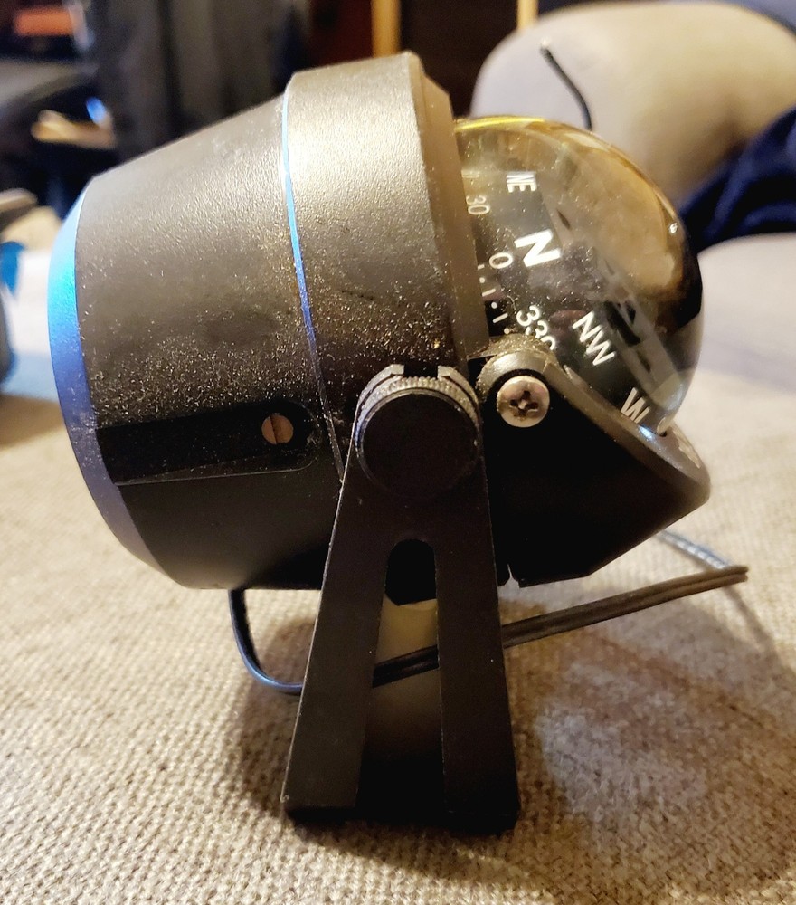 Ritchie B-51 Magnetic Compass Bracket-Mount Black 2.75" Diameter