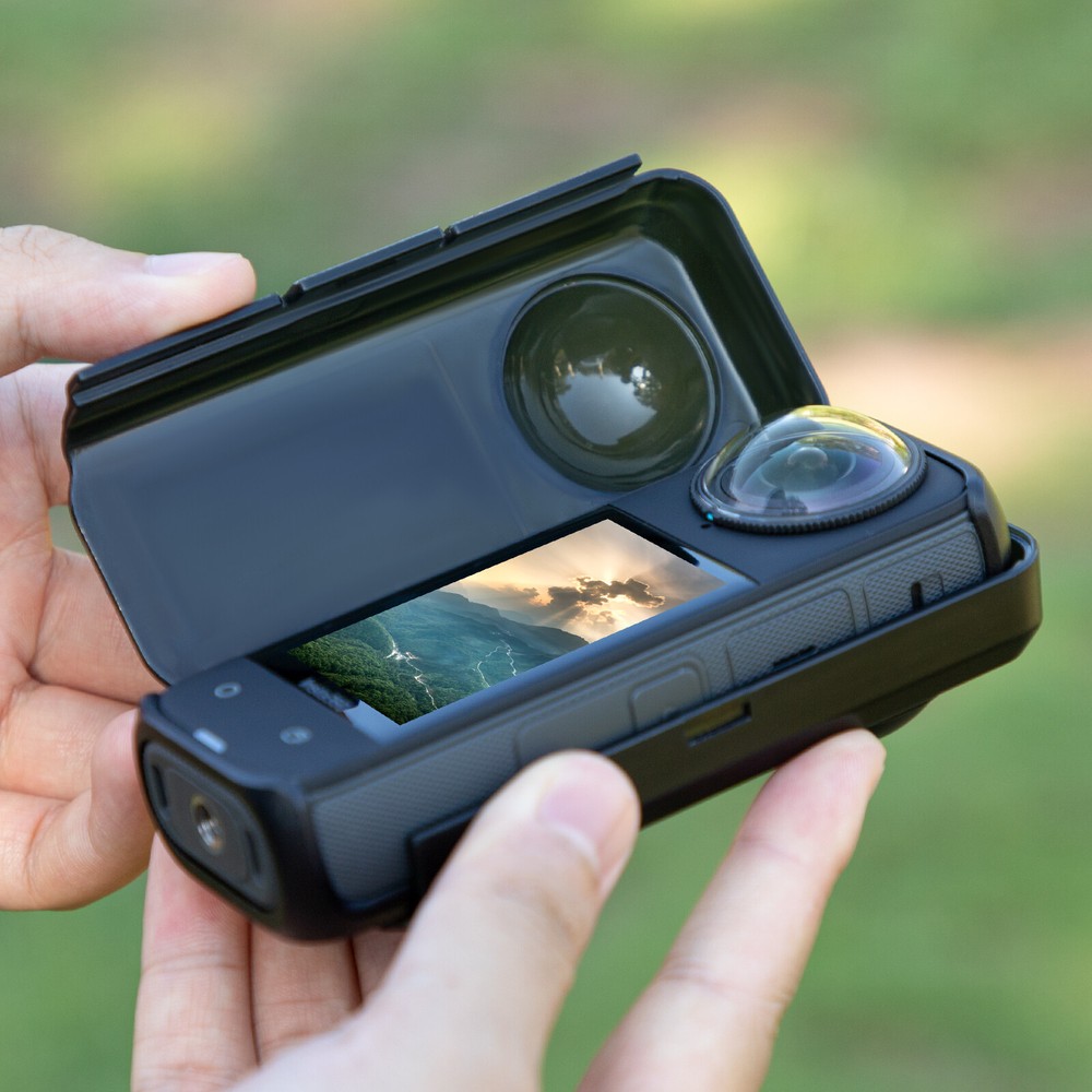 Plastic Camera Lens Screen Protector Case For Insta360 X4 Compatible Version