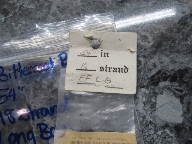 BitterRoot Bow String 54" 18 Strand FF Long Bow