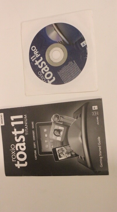 Roxio Toast 11 Titanium Apple Mac Software w CD Key