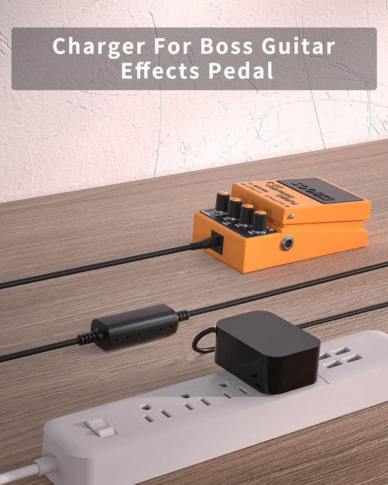 for Boss PSA Adapter 9V DC, Low Noise with Wave Filter Replacement Pedal Power S