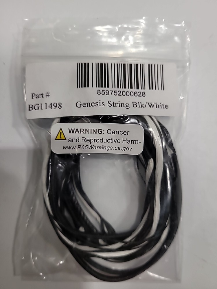 Genesis Bowstring Black/White # BG11498