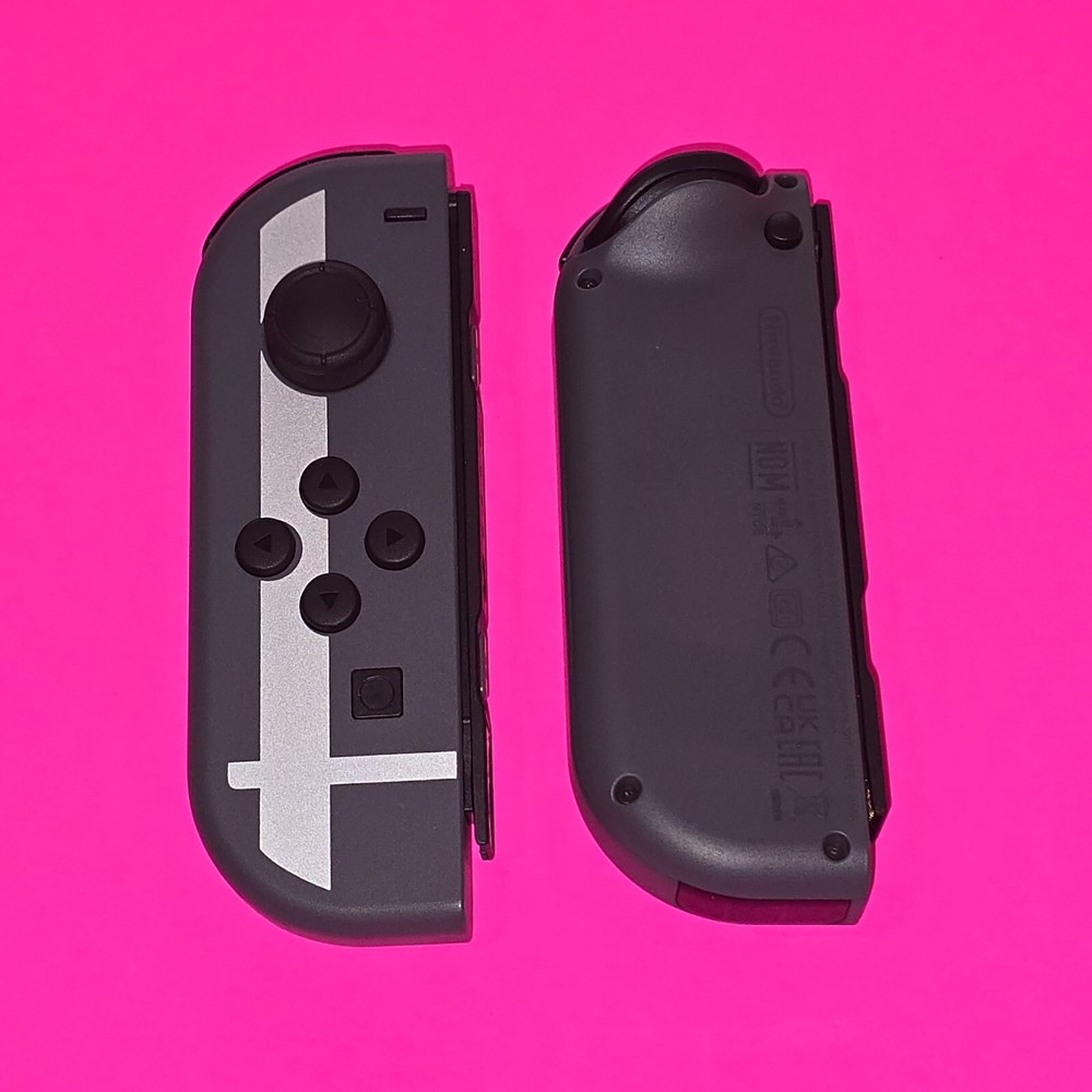 Super Smash Bros Nintendo Switch JoyCons Left Right Official Authentic Exc Cond