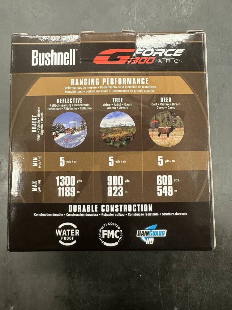 Bushnell G Force 1300 Arc 6x 21mm Laser Rangefinder