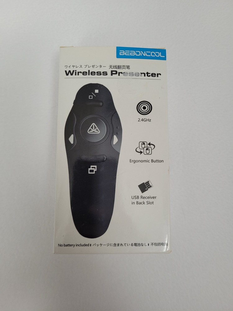 Beboncool Wireless Presenter With Pointer