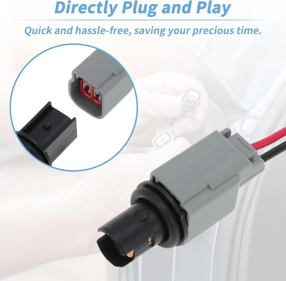 2 Set Side Marker Light Bulb Socket Pigtail Harness for Ford for Mustang 2005-20