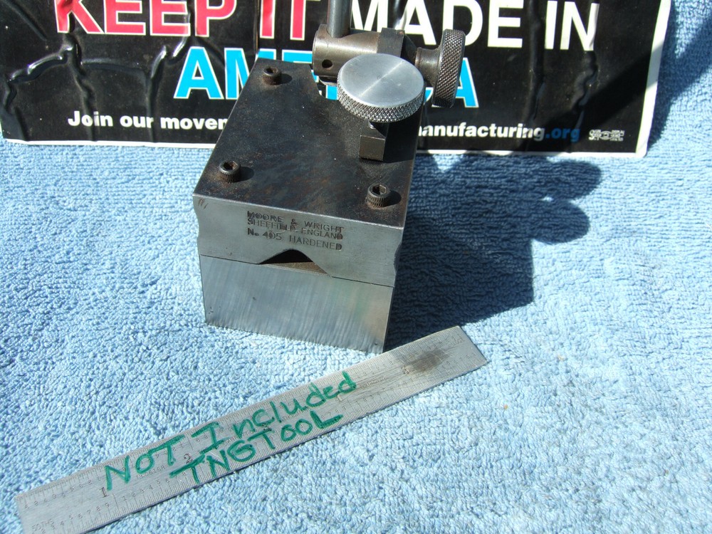 MOORE & WRIGHT No405 SURFACE GAGE OLD VINTAGE PRECISION INSPECTION TOOL GRINDER