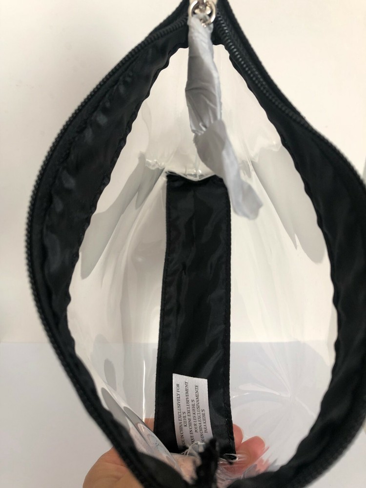 KIEHL'S CLEAR MAKEUP BAG NEW
