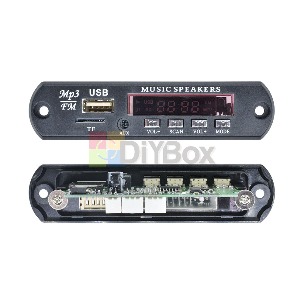 Wireless Bluetooth 12V MP3 WMA Decoder Board Audio Module USB TF Radio Car