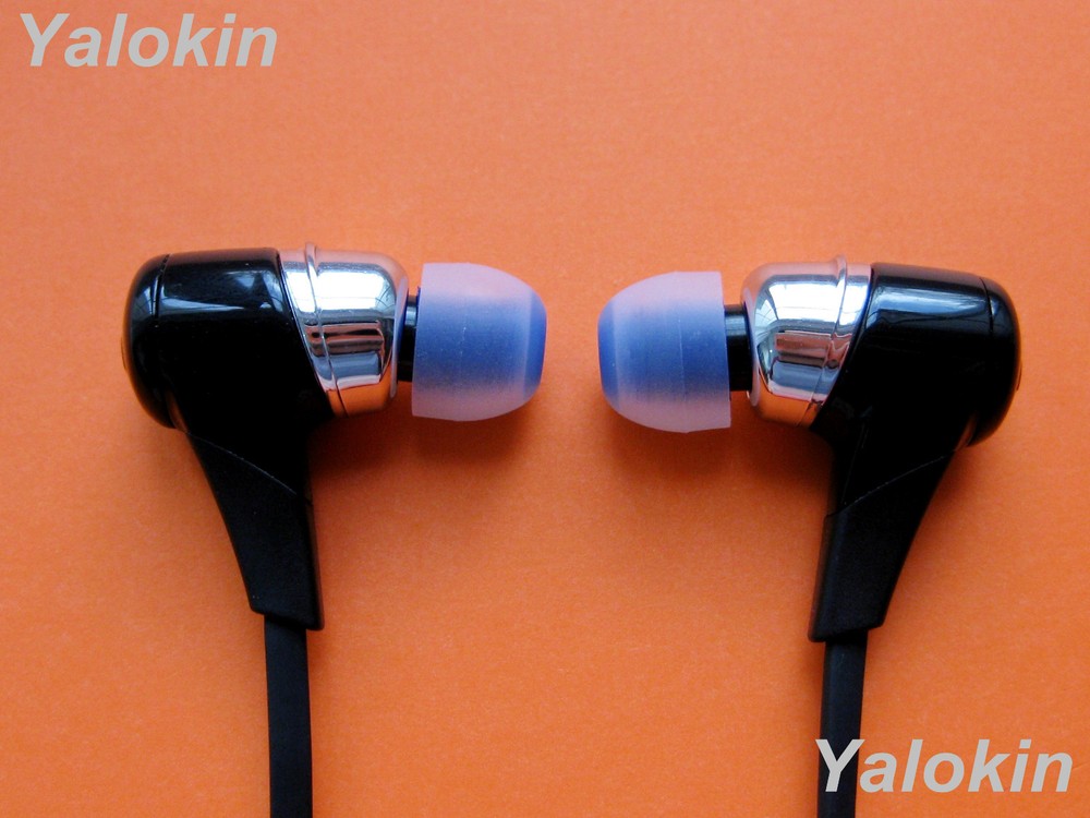 8pcs (CL-BL) Medium Replacement Tips Adapters for Jaybird Bluebuds X Headphones