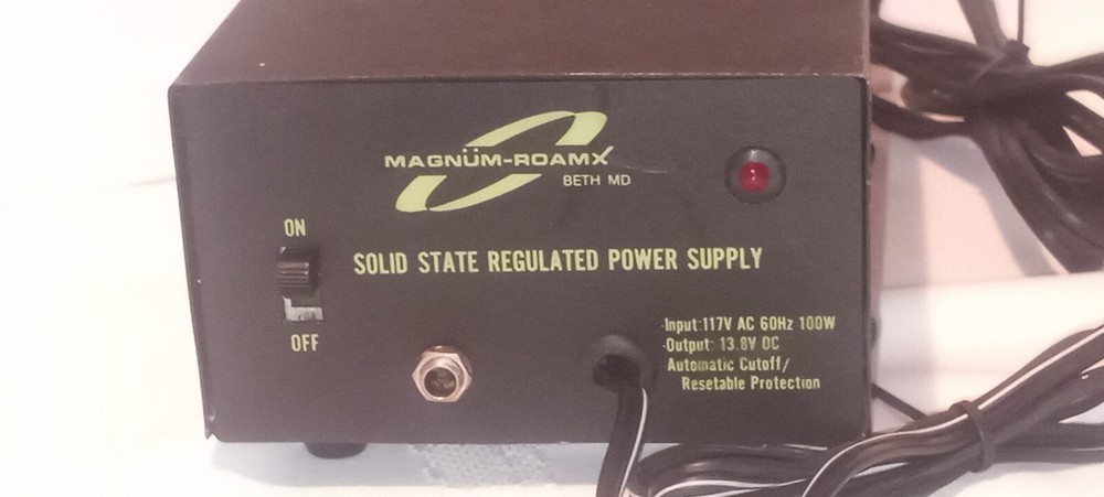 MAGNUM-ROAM X BETH MD SOLID STATE REGULATED POWER SUPPLY; WORKS GREAT!