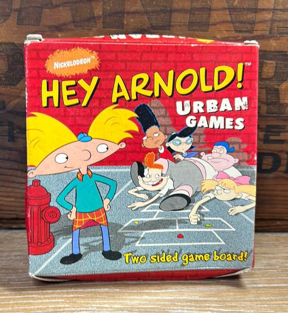 Hey Arnold! Urban Games Board Game Nickelodeon Two Sided