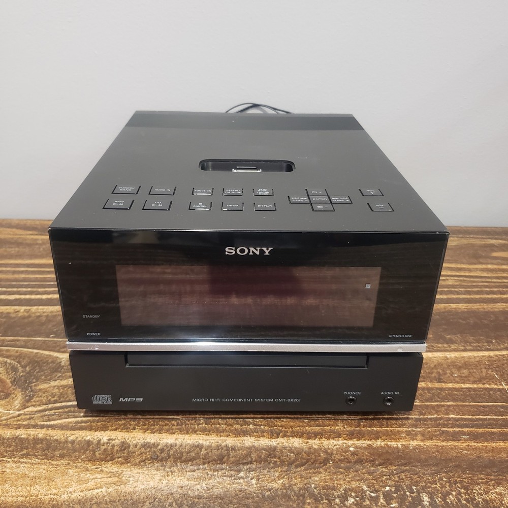 Sony CMT-BX20i Micro Hi-Fi Component System-MP3/CD/iPod Unit ONLY - Tested!