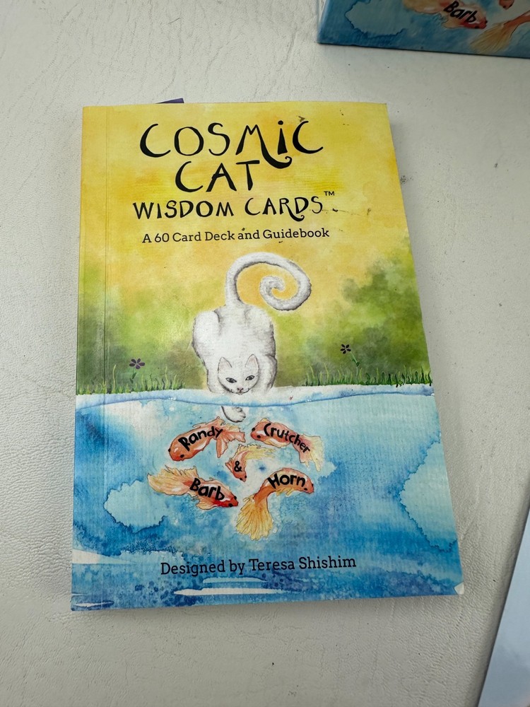 Cosmic Cat Wisdom Cards ~ A 60 Card Deck and Guidebook