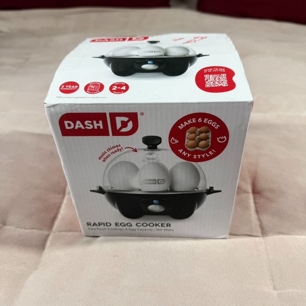 Dash Rapid Egg Cooker 6 Egg Capacity Electric Egg Cooker for Hard Boiled Eggs