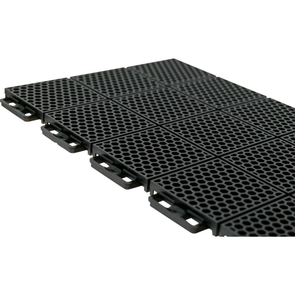 Caliber Protech Flooring - Smooth - 24/Piece - Black 13612-1