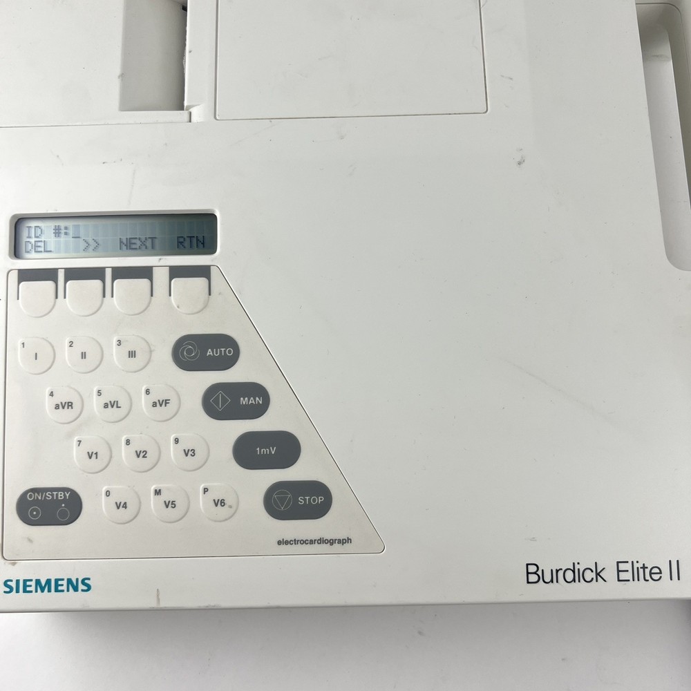 Siemens BURDICK EKC ECG Machine With Leads
