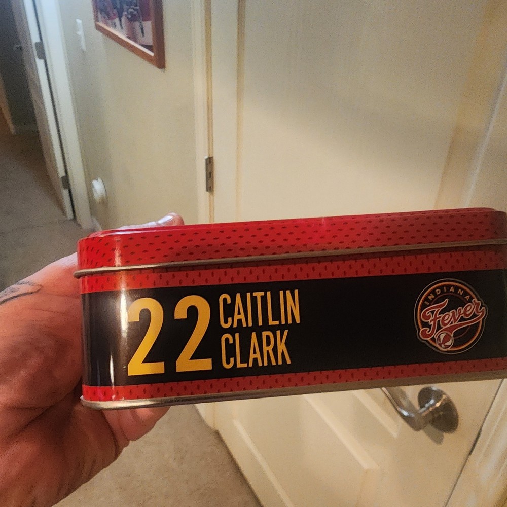 5 Empty Caitlin Clark Collectible Tins