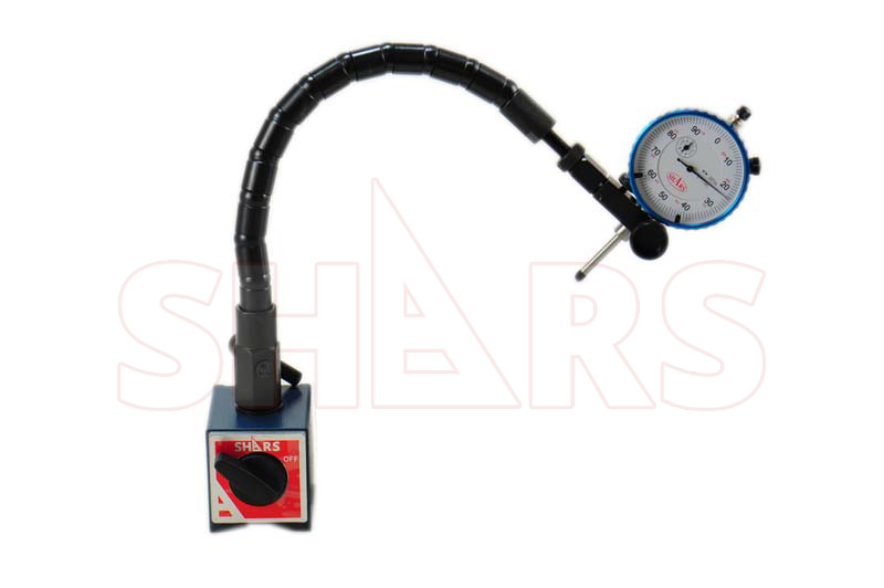 SHARS Flexible Magnetic Base Indicator Holder + 1" Dial Indicator Set S]