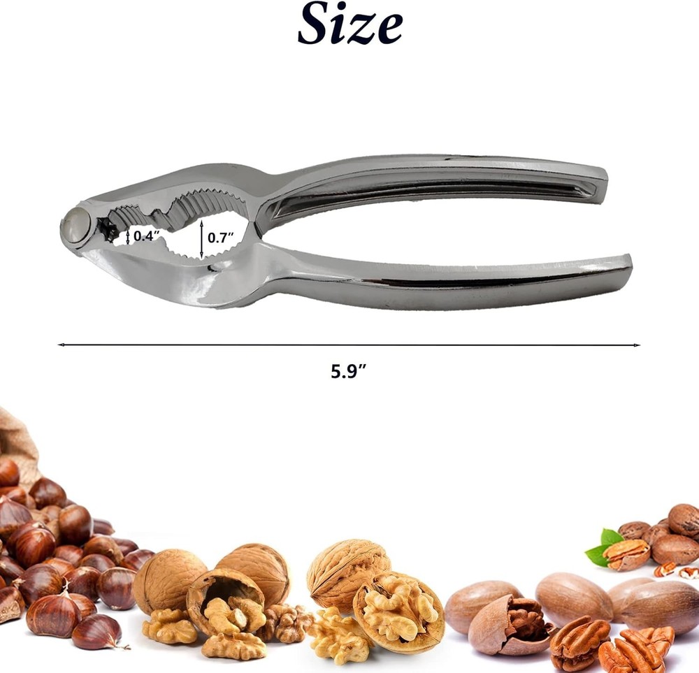 Nut Cracker Seafood Tool Walnut Cracker for All Nuts Heavy Duty Shell Cracker